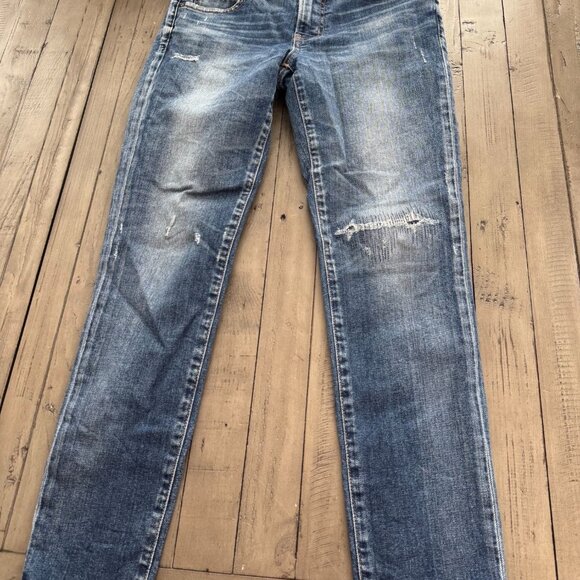 MOUSSY Vintage Edgerton Skinny Jeans Dark Blue Size 28 - Picture 4 of 6